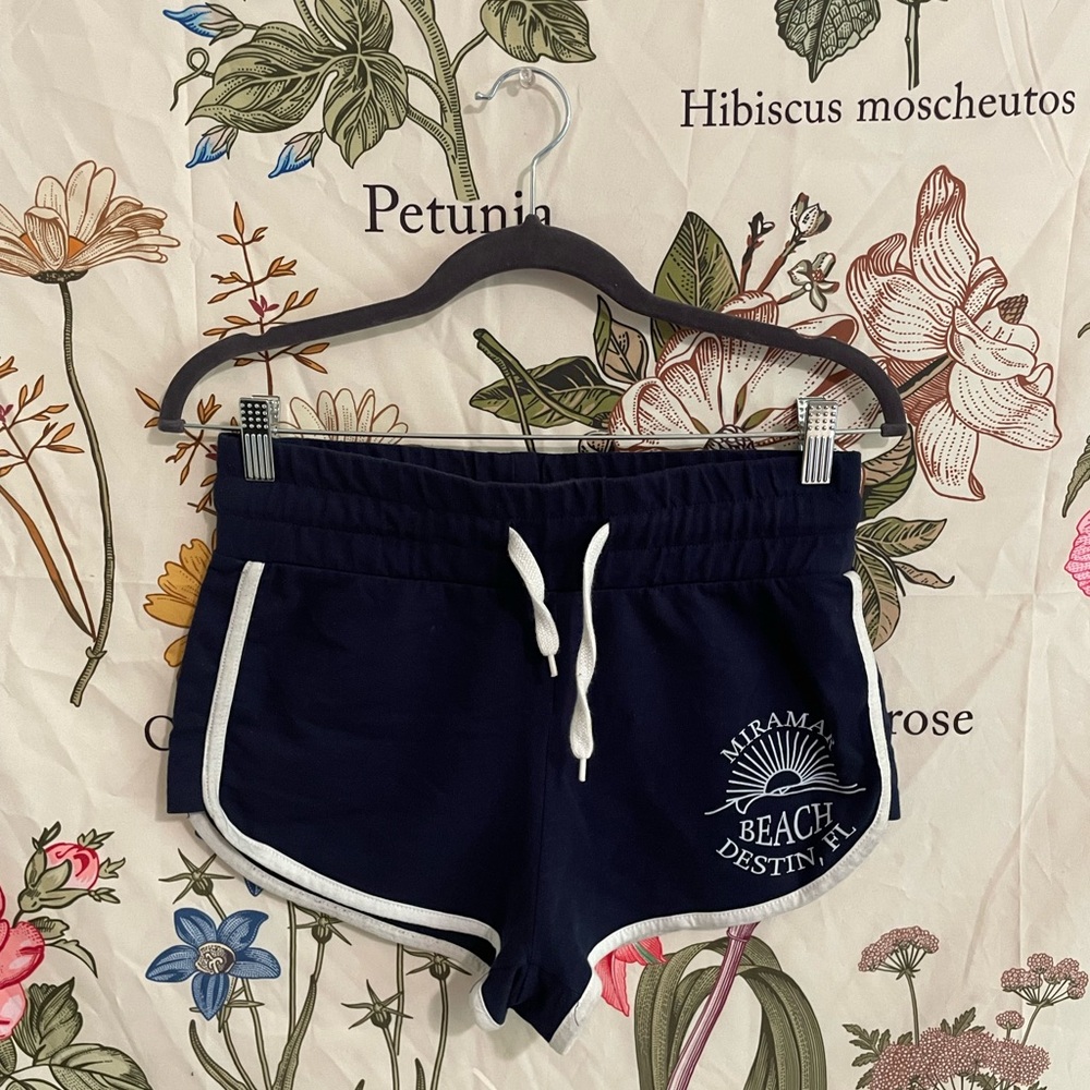 Women's Navy Athletic Shorts